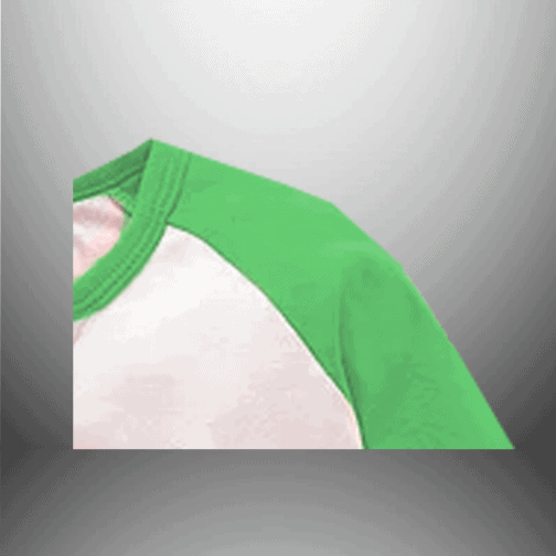 Toddler White and Green Color Romper Set with Orange Applique-RKFCTT059 - Image 3